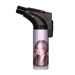 Nouveaux Produits Logo Personnalisé Portable Moins Cher Prix De Gros Puissant Briquet Torche Inclinée Rechargeable de Haute Qualité Vente en Gros - Product Image 2