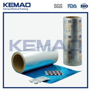 20-25 mikron kemasan Aluminium Foil keras keras farmasi Pills kemasan logam Foil dicetak gulungan lembut terkomposit - Product Image 3