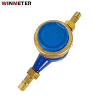 Compteur d'eau mécanique en fonte multi-jets DN25, haute fiabilité, indice de protection IP68, prix bas, personnalisable OEM, pour bâtiments résidentiels