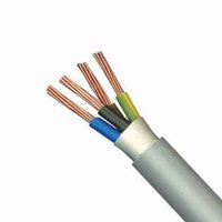 Cable eléctrico BV BVV BVVB Cable único/doble/plano Cable de alimentación RV Rvv Rvvvb Cable eléctrico Flexible de cobre puro sólido