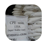 Résine de polyéthylène chloré, modificateur d'impact pour PVC, CPE 135A/135B/135C/130A/130C, poudre de résine