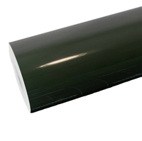 Film de protection de peinture pour carrosserie de voiture, vinyle PET noir brillant vert olive, changeant de couleur, anti-rayures, 3 ans de garantie