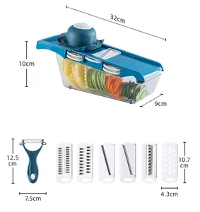 Küche gadgets 2019 multi-Funktion manuelle Gemüse chopper/Schredder/Slicer/cutter salat spinner