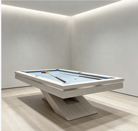 Table de billard snooker professionnelle 9ft 8ft 7ft 3-en-1 multifonctionnelle convertible pour club, bar, maison