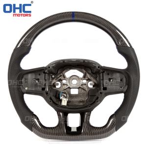Volante Personalizado de Fibra de Carbono Real para <span class=keywords><strong>Volvo</strong></span> <span class=keywords><strong>XC40</strong></span> XC60 S60, Volante OHC MOTORS - Product Image 4