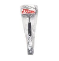 Brosse de nettoyage robuste 2-en-1 pour barbecue, grattoir en fil d'acier inoxydable, manche long de 18 pouces pour camping et pique-nique en extérieur