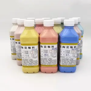 Colorful Muds For Ceramics 12 Colors Liquid Glaze Pigments 1200 Degrees 500 g Pigment Paste