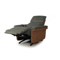 Fauteuil inclinable électrique Power Lift pour personnes âgées, canapé-lift en tissu bicolore, fauteuil relaxant individuel pour salon