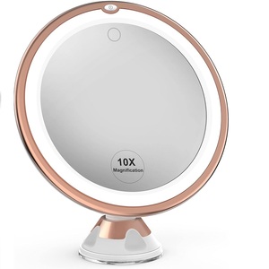 Bán buôn LED thắp sáng cảm ứng chuyển đổi Vanity gương linh hoạt vòng gương trang điểm - Product Image 5