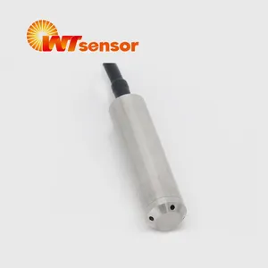 WTsensor 0.5%高精度0m-200m移動水油液体タンクプール水中レベル送信機