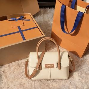 Sac à main classique de haute qualité pour femmes, en cuir imperméable, doux, marron, sac à bandoulière pour femmes, design 2025 - Product Image 1