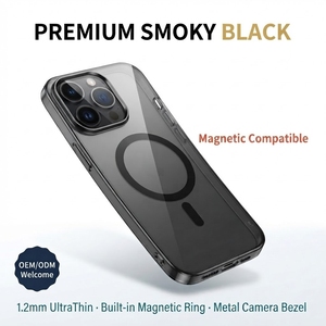 Cover Magnetica Leggera in TPU+PC Ultra Sottile Trasparente Anti-Ingiallimento per 18 Pro Max 18 Pro - Ingrosso Fabbrica - Product Image 3