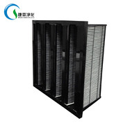 Grosir Filter karbon aktif Filter v-bank kompak Filter HEPA Hvac