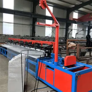 GST Machine à tisser les fils métalliques pour clôtures à mailles de chaîne entièrement automatique/Ligne de production de treillis métalliques