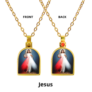 Pendentif Jésus en gros, collier pendentif style religieux Jésus-Christ Divine Miséricorde - Product Image 2