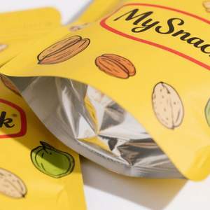 Bolsa de plástico con cierre zip personalizada para envasar refrigerios y alimentos secos, a prueba de humedad. - Product Image 6