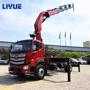 <span class=keywords><strong>Camion</strong></span> léger Howo 4x2 <span class=keywords><strong>avec</strong></span> <span class=keywords><strong>grue</strong></span> de 5 tonnes, <span class=keywords><strong>plateau</strong></span> de chargement de 4 m, <span class=keywords><strong>grue</strong></span> à flèche pliante - Product Image 3