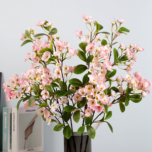 Fleurs artificielles rouges et violettes, haute simulation, pour décoration de mariage et arrangements en vase - Product Image 4