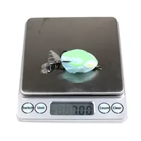Leurre de grenouille flottant de 7 g, 3,5 cm, 6 couleurs, avec doubles spinners et hameçons barbelés # 2 leurres souples en forme de grenouille pour la pêche au black bass et au snakehead