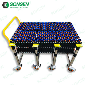 بكرة عاجزة مرنة ناقل Foley عجلة النقل الكرتون خط التجميع تلسكوبي - Product Image 2