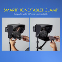 FEELWORLD TP10 Kit de téléprompteur professionnel portable pliable de 10 pouces pour DSLR & 11 "Smartphones/Tablettes Usine OEM/ODM Personnalisé