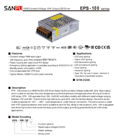 Alimentation à courant et tension constants SANPU pour LED 12V/24V AC/DC, pour caméra CCTV IP20 intérieure, efficacité 88%, SMPS