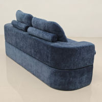 Canapé modulaire pliable en velours côtelé, contemporain et peu encombrant, un incontournable pour les villas, appartements et salons.