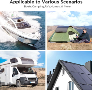 <span class=keywords><strong>Kit</strong></span> de panneaux solaires flexibles LL-RX320W à 25 % d'efficacité, 320 W - Chargeur hors réseau <span class=keywords><strong>pour</strong></span> bateaux, camping-cars, cabines, voitures, IP66 étanche - Product Image 6