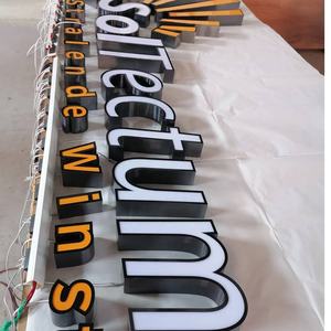 Cartello esterno personalizzato 4x8 piedi a Led per la pubblicità aziendale 12v con luce frontale illuminata cartellone a Led - Product Image 4