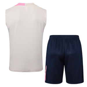 Combinaison de compétition mince en maille vierge personnalisée gilet d'entraînement de football de basket-ball sans manches pour enfants adultes - Product Image 3
