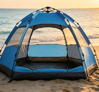 Tente de camping portable pratique RAYCIN pour les voyages en plein air, les vacances en famille, la randonnée, les pique-niques et les loisirs en plein air