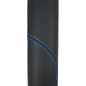 Housse de <span class=keywords><strong>volant</strong></span> de voiture en cuir véritable avec logo personnalisé OEM ODM et anneau intérieur en caoutchouc blanc pour commande en gros - Product Image 5