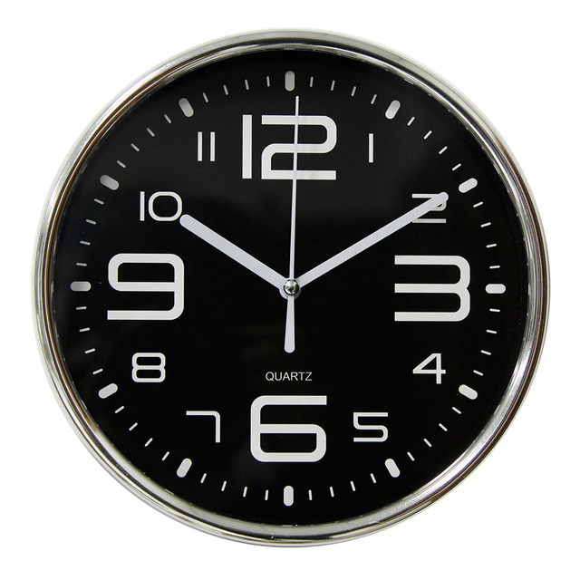 Luxury Decorative Minimalist Living Room Wall Clock Three-dimensional Embossed Plastic Wall Clock