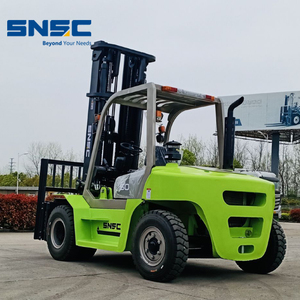 Carretilla elevadora de mástil de 6,5 m de alto alcance Zoomlion OEM, carretilla elevadora diésel de 5 toneladas y 7 toneladas con cambio lateral
