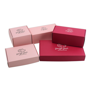 กล่องโดนัทและคุกกี้สีชมพูสำหรับคริสต์มาสแบบขายส่งพร้อมช่องใส่ขนม - Product Image 5