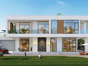 Conception 3D villa préfabriquée maison structure en acier cadre petites maisons villa en acier léger maisons <span class=keywords><strong>de</strong></span> 5 chambres à coucher avec une remise énorme - Product Image 3