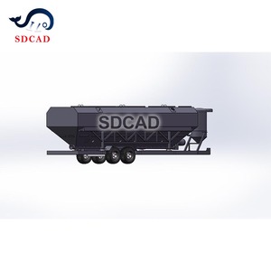 Système d'alimentation en poudre portable prenant en charge le chargement en vrac de camions et de gros sacs pour les travaux de béton, silo mobile en conteneur - Product Image 2