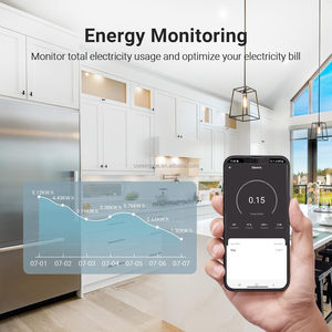 Tuya thông minh Power Strip với 2 USB 2 loại C mở rộng ổ cắm 4 cổng đầu ra 16A Đánh giá hiện tại Wifi Ổ cắm ổ cắm - Product Image 6