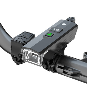 Lampe de vélo numérique à haute luminosité, LED rechargeable par USB avec affichage pour la conduite nocturne, VTT et vélo de route - Product Image 2