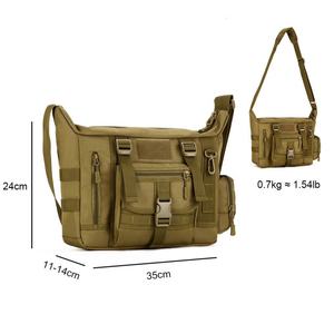 Sac pour ordinateur portable 14 pouces, mallette tactique, sac à main pour homme, sac messager, sac à bandoulière, sac de voyage - Product Image 3