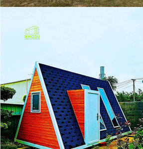 Casetta in Legno di <span class=keywords><strong>Pino</strong></span> Scandinavo a Triangolo Piccolo con Design Moderno, Certificazione CE EcoVadis, Costruzione Impermeabile e Durevole per Uso Alberghiero, Garanzia di 3 Anni - Product Image 3