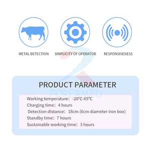 Detektor logam tahan air perut sapi deteksi logam portabel untuk peternakan perut sapi - Product Image 4