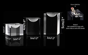 Présentoir en acrylique transparent arc-en-ciel, blocs brillants <span class=keywords><strong>de</strong></span> haute qualité, pour exposition <span class=keywords><strong>de</strong></span> <span class=keywords><strong>photos</strong></span>, ensemble <span class=keywords><strong>de</strong></span> 3 pièces - Product Image 2