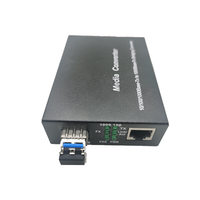 SFP Fiber optik ortam dönüştürücü 100/1000M Ethernet dönüştürücü alıcı-verici