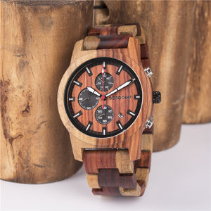 Для <span class=keywords><strong>DODO</strong></span> олень мужские роскошные современные спортивные часы 2020 заказ Выгравированный OEM чехол с деревянной пряжкой дропшиппинг - Product Image 2