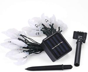 Guirnalda de Luces Solares de 6.5m con 30 LED para Halloween, Impermeable, con Diseño de Fantasmas, para Decoración de Jardín, Patio y Festivales - Product Image 6