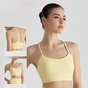Nouveau soutien-gorge de yoga sans bretelles, couleur unie, respirant, veste de fitness, beau soutien-gorge de sport pour femmes - Product Image 1
