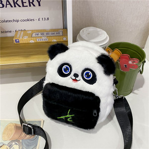 Cartoon Embroidered Bamboo <strong>Panda</strong> Cuddly Plush Backpack School <strong>Bags</strong> Backpack Anti-theft Preschool Kindergarten Kids Shoulders <strong>Bag</strong> - Product Image 5