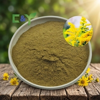 Ekstrak Goldenrod Common Decurrens Kelas Makanan Ekstrak Solidago 10:1 Bubuk Bunga Kuning Bubuk Ekstrak Bunga Goldenrod