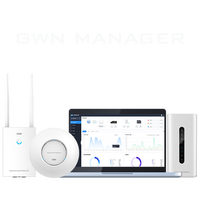 Punto de Acceso Inalámbrico Grandstream Serie GWN7665 Wi-Fi 6E para Interiores, con Conexión Inalámbrica de Grado Empresarial y Densidad de Usuarios Media a Alta